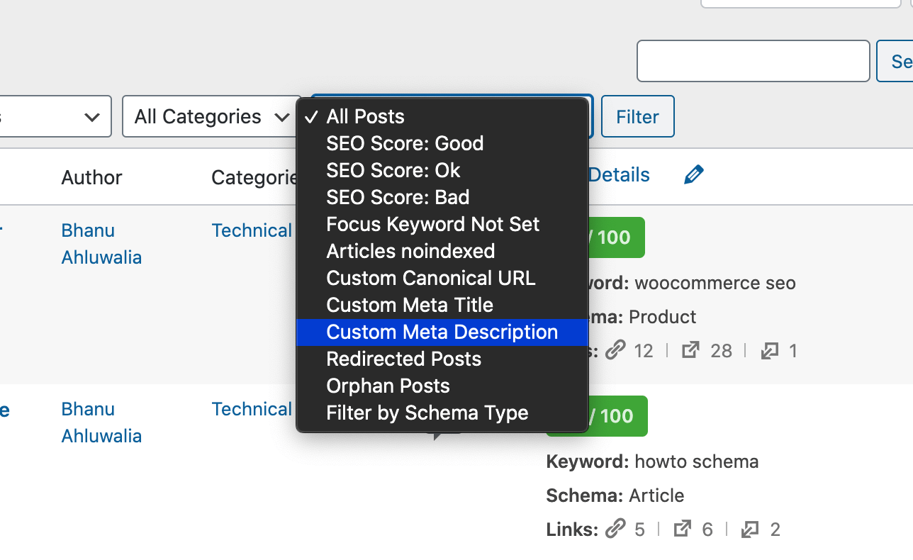 Rank Math Advanced Post Filters 2024